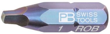 PB SWISS R1 / SQ1 1/4 HEX BIT 25MM