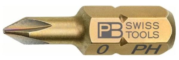 PB SWISS PH0 1/4 HEX BIT 25MM