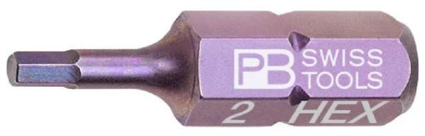 PB SWISS 2.0MM 1/4 HEX BIT 25MM