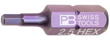 PB SWISS 2.5MM 1/4 HEX BIT 25MM