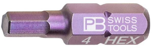 PB SWISS 4.0MM 1/4 HEX BIT 25MM