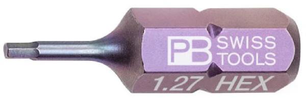 PB SWISS 1.27MM 1/4 HEX BIT 25MM