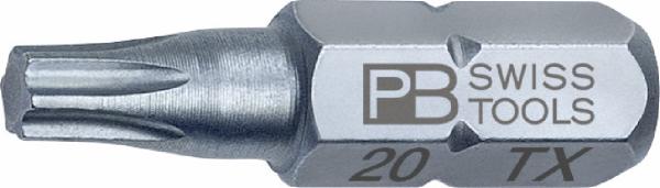 PB SWISS TORX T20 1/4 HEX BIT 25MM