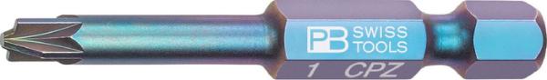PB SWISS PZI/SLOTTED #1 BIT 50MM