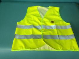 Hi-Vis Static dissipative Vest Yellow/Silver - XL