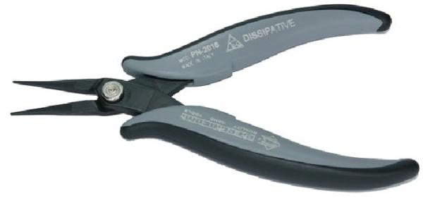 Piergiacomi ESD Smooth Flat Long Nose Pliers, 160mm x1.2