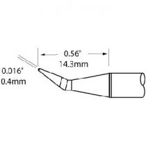 Metcal Tweezer Cartridge Pair, Bent 30 deg, 0.4mm