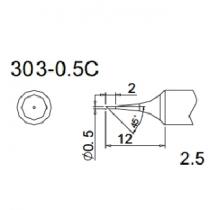 Quick Soldering Tip for 202D - 303-0.5C