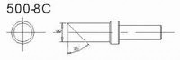 Quick Soldering Tip, 8C  500 Series, 3205