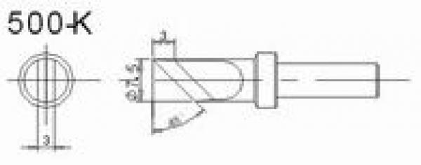 Quick Soldering Tip, K  500 Series, 3205