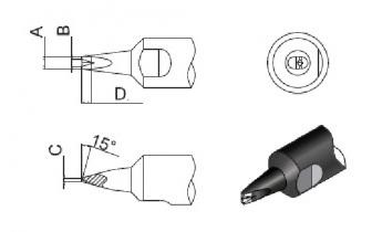 Quick Soldering Robot Tip,16DV1 911 Series, For 9434 SR