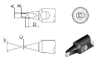 Quick Soldering Robot Tip,16DV2 911 Series, For 9434 SR