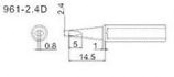 Quick Soldering Tip, 2.4D 961 Series, 3103,3104 & 700B