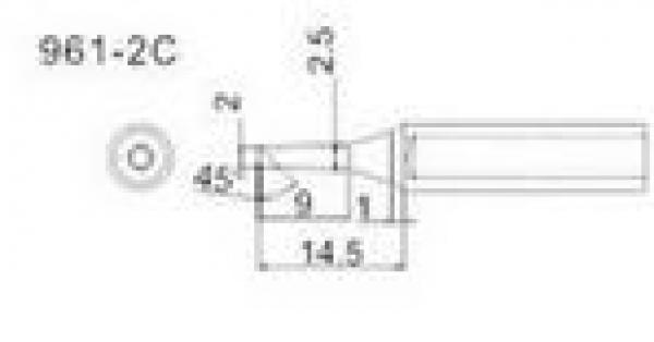 Quick Soldering Tip, 2C 961 Series, 3103,3104 & 700B