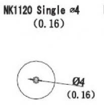 Quick Hot Air Nozzle, Straight, 4mm