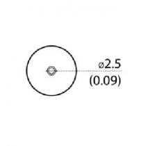 Quick Hot Air Nozzle Bent 2.5mm