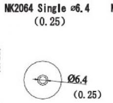 Quick Hot Air Nozzle Straight 6.4mm Dia