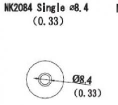 Quick Hot Air Nozzle Straight 8.4mm