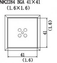 Quick NK2284 HotAir Nozzle BGA 41 x 41 (1.6 x 1.6)