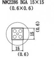 Quick HotAir Nozzle BGA 15 x 15 (0.6 x 0.6)