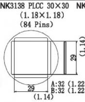 Quick NK3138 HotAir Nozzle PLCC 30 x 30 (1.18 x 1.18)