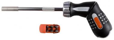 Bahco Screwdriver Ratcheting w/ Pistol Grip