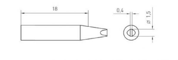 Weller Soldering Tip RTM015SMS