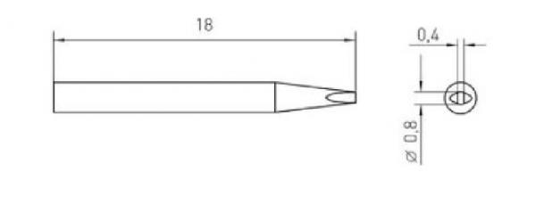 Weller Soldering Tip RTM008S