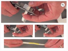 Scissor to splice, SMT tapes