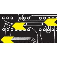 Identification Arrows, Yellow, 4.76mm x 3.175mm, 5 x 1,001pcs/sheet