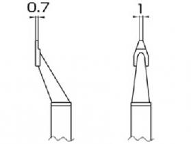 Hakko Tweezer Tips For FM2022 Handpiece 1L