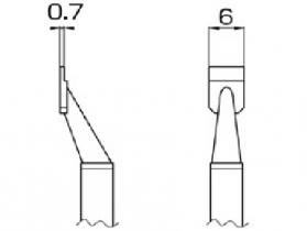 Hakko T8-1005 Tweezer Tips For FM2022 Handpiece