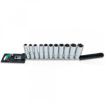Toptul 1/2 Dr Deep Mm Skt Set 10-21mm