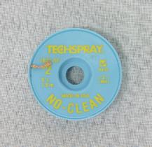TechSpray NO-CLEAN Solder Wick  A/S, 1.4mm, #2 Yellow, 10F