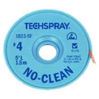 TechSpray NO-CLEAN Solder Wick A/S 2.5mm, #4, Blue, 5F