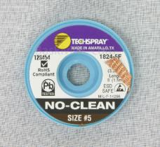 TechSpray NO-CLEAN Solder Wick A/S 3.3mm, #5, Brown, 5F