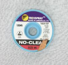 TechSpray NO-CLEAN Solder Wick A/S 4.9mm, #6, Red, 5F