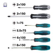 VESSEL 6 PCE JIS SCREWDRIVER SET