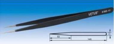 Vetus TS-11 Tweezers, ESD, Long Precision