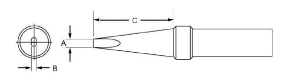 WELLER SOLDERING TIP PT SERIES