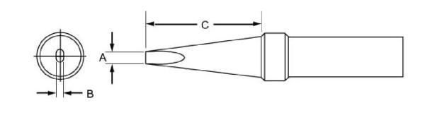 WELLER PT SERIES 1.2MM CONICAL