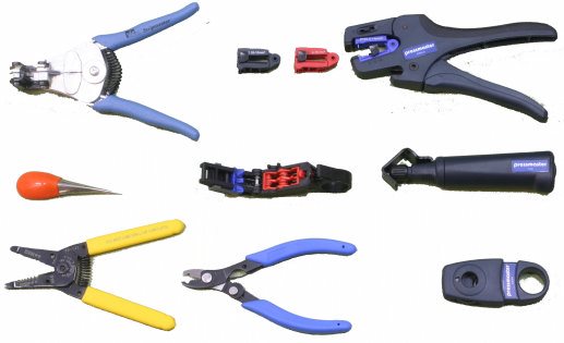 Wire stripping & Loom Tools
