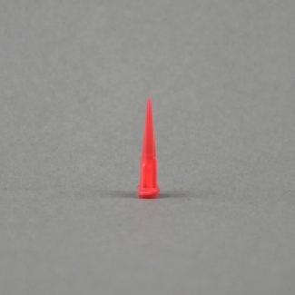 Fisnar Quantx Tapered Dispensing Tip, PLASTIC/ Red, 25 Gauge