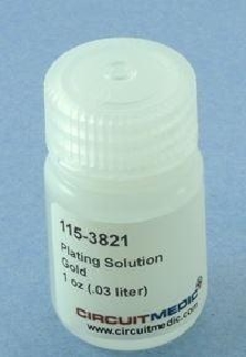Circuit Medic Plating Solution, Gold, 1 oz.
