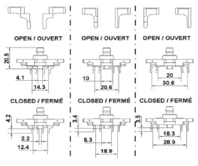 Europlacer Nozzle with Adjustable Grips (without mark) for Magazine of Special Nozzles