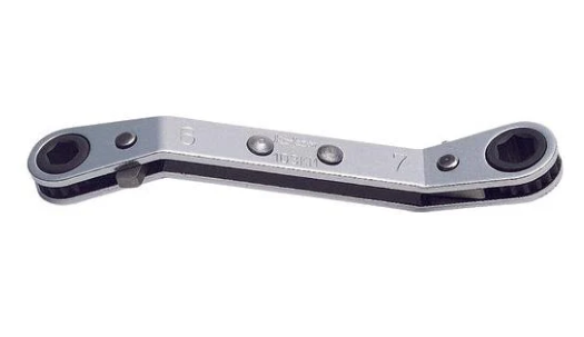 Koken 7x8mm Offset Ratchet Wrench