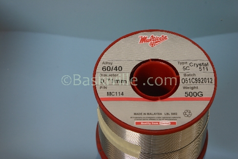 Multicore, 511 60/40, , 5C, 0.71mm, Solder Wire, 500g