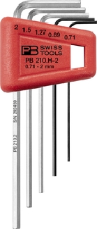 PB SWISS HEX KEY SET 0.71MM TO 2.0MM