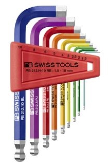 PB SWISS HEX KEY SET 1.5MM TO 10MM