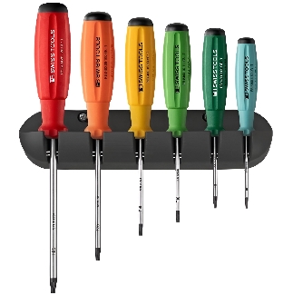 PB SWISS TORX  SET RAINBOW T8-T25  c/w Wall Mount